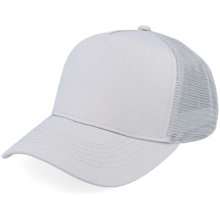 Beechfield - Grijs trucker Cap - Kids Light Grey/Light Grey Trucker @ Hatstore