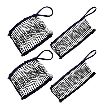 Banaaniponnari naisille, suuri ja pieni vintage-banaanikampa