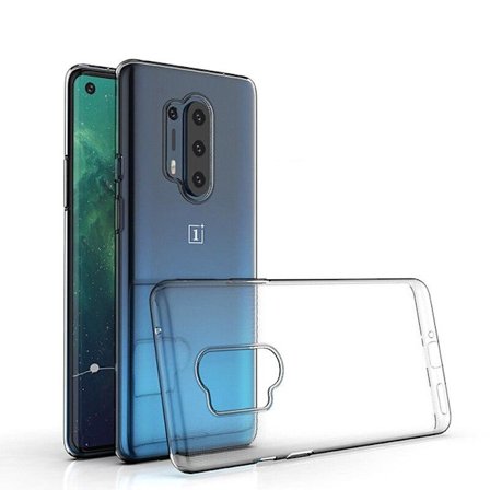 Transparent Silikon TPU-Skal till Oneplus 8 Pro