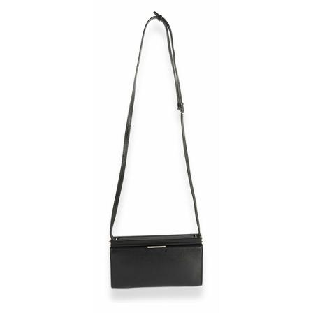 Hermès Vintage, Pre-owned Hermes Black Evergrain Clic H 21 Phw Shoulder Bag Zwart, Dames, Maat:ONE Size