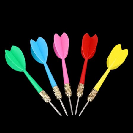 15PCS/Set Tip Dart Needles, Needle Tip Darts Barrel Colorful Darts Dart Red+Yellow+Green+Purple+Blue Darts Set, Professional Metal Dart Set, Metal D