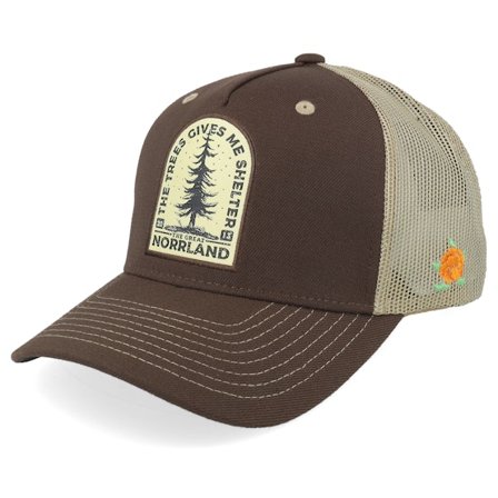 SQRTN - Bruin trucker Cap - Shelter Cap Brown Trucker @ Hatstore