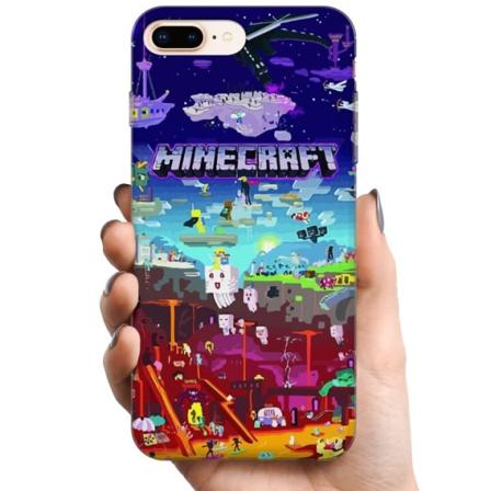 Apple iPhone 8 Plus TPU Mobilcover MineCraft