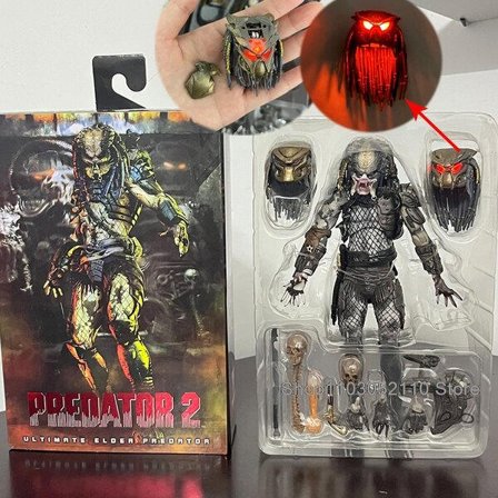 NECA Elder Predator figur med LED