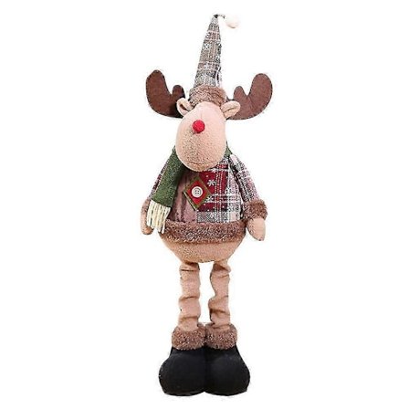 Jul Tomte Plyschdockor Snögubbe Ornament Juldekoration Leksak för Barn[D]