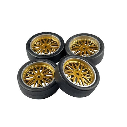 4 stk. 32 mm RC Drift Dæk Hjul til LDRC AE86 1/18 RC Bil Opgraderingsdele Tilbehør