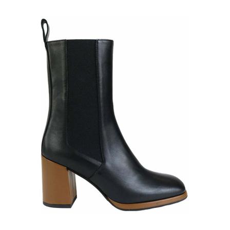 Bervicato, Heeled Boots Zwart, Dames, Maat:40 EU