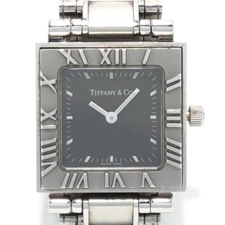 Tiffany & Co. Pre-owned, Pre-owned Stainless Steel watches Grijs, Dames, Maat:ONE Size