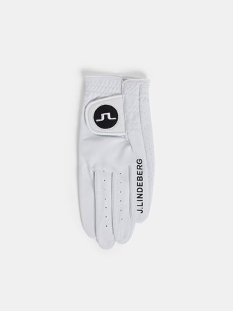 J.Lindeberg - Golf - Ron Leather Golf Glove A - White - Homme - M