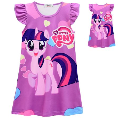 Tegneserie digitaltrykk My Little Pony flygeermer nattkjole Jentekjole