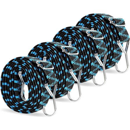 2m platt bungee bungee sladd med krok, justerbar sand bungee med