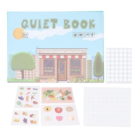 Baby tidlig læring klistremerkebok Vanntett interaktivt spill førskole geografisk klistremerkebok