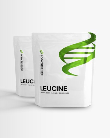 2 x Body Science Leucine - 250g, Kosttilskudd, Aminosyrer, Individuelle Aminosyrer
