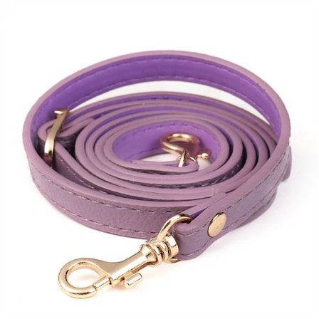 120 cm læderrem håndtaske bælter LYS LILLA