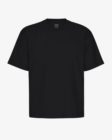 Oversized Organic T-Shirt - Deep Black XS