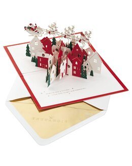 3D Julkort By - Ateljé Margaretha