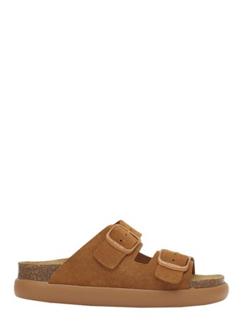 Scholl Sl Noelle Chunky Suede Cognac - Brown - 40
