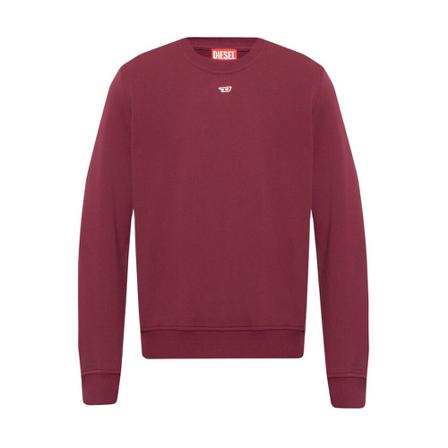 Diesel, S-Ginn-D sweatshirt Rood, Heren, Maat:S