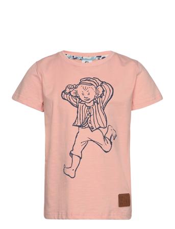 Hoppfallera T-Shirt T-shirts Short-sleeved Korall Martinex*Betinget Tilbud