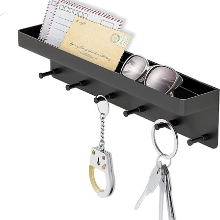 Nøgleholder, sort nøgleholder, nøgleopbevaringsboks, nøglebjælke KLB