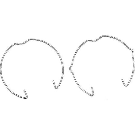 Paket med 30 st GU10 MR16 Fjäderklämmor 50mm Diameter Downlight LED Spot Halogen Lamphållare-hy