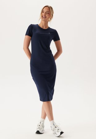 TOMMY JEANS-Tjw Rib Bodycon Midi Dress-S