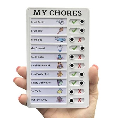 Min husarbeid bærbar memotavle gjenbrukbar sjekkliste for campingvogn daglige gjøremål mine