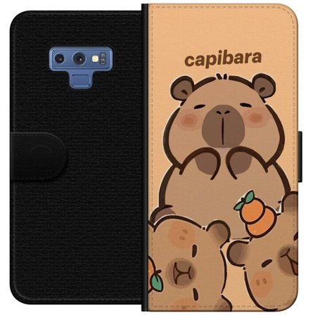 Kompatibelt Lommeboketui til Samsung Samsung Galaxy Note9 Capybara søt figur søt trendy samler