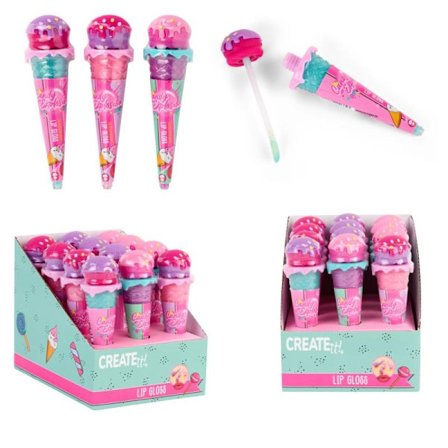Create It! Lipgloss Ice Cream Candy Explosion Grön
