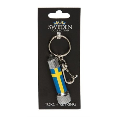 Sverige Souvenir Ficklampa & Nyckelring
