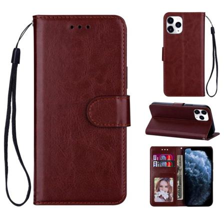 Iphone 12 Mini - Crazy Horse Fodral - Brun Brown Brun