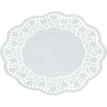 BLONDEPAPIR FAT RUND 17CM HVIT