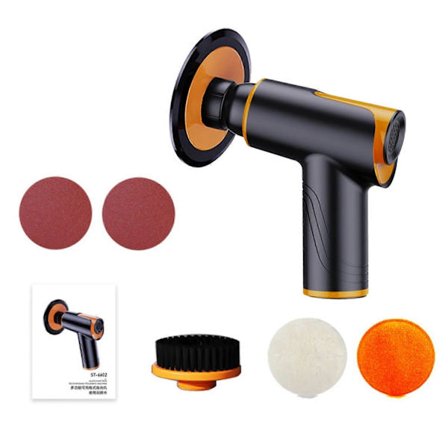 Oppladbar poleringsmaskin for bilvoks Elektrisk bilpleieverktøy Liten ripe-reparasjonsvokser med sandpapir