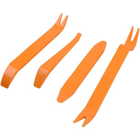 4 stk. Bilradio Panel Plastik Afbryderværktøj, Audiofjernelsesværktøj DXGHC