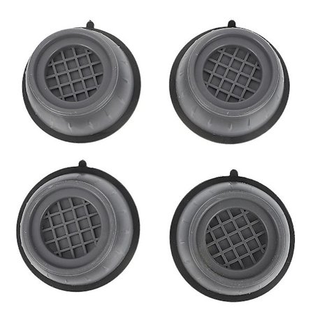 10 stk. Stolebeskyttere til gulv i gummi, vaskemaskinefodmåtte, vaskemaskinepuder, vaskemaskinevibrationsdæmpere