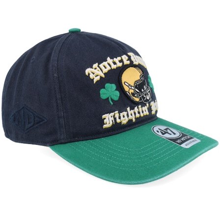 47 Brand - Černá adjustable Kšiltovka - Notre Dame Ncaa Charlton Tt 47 Hitch Navy/Green A-Frame Adjustable @ Hatstore
