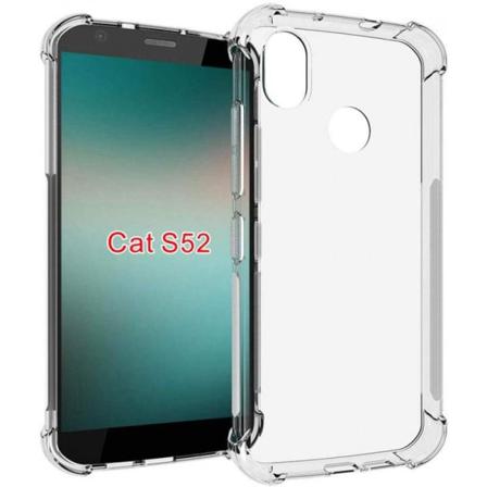 Cat S52 Stötdämpande Silikon Skal Shockr Transparent