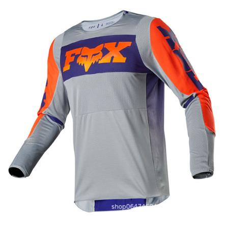 Sommer terrengsykkel rideklær hurtigtørkende pustende langermet T-skjorte style 3 XL