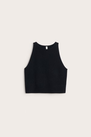 Kappahl | Singlet i ull- og kasjmirblanding | Svart