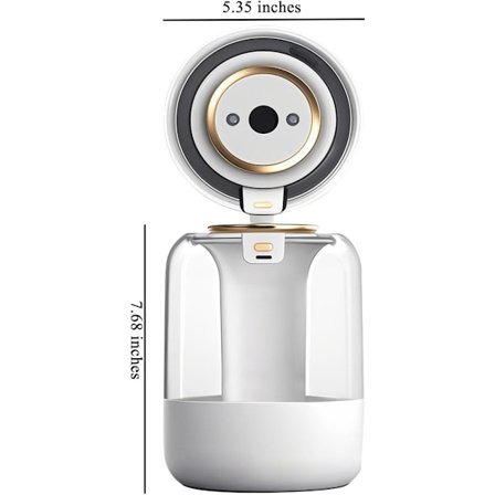 ING 7-farver luftfugter USB skrivebordsfugter med 3 tågetilstande Lydløs kølig tåge til rum soveværelse og ultra-stille personlig luftfugtning