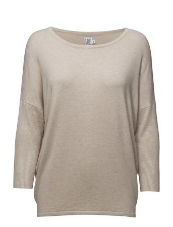 A2561, Milasz R-Neck Pullover Pullover Creme Saint Tropez