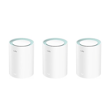 Mesh Wi-Fi 6-system, AX1500, 3-pak, Gigabit-dækning