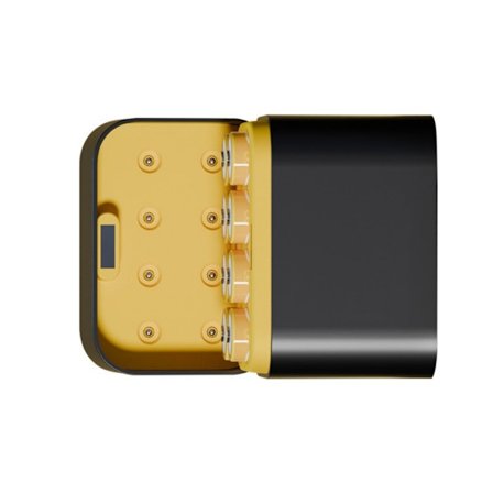 Oppladbare 2A litiumbatterier med flere spor, 1,5 V konstant utgang med lader