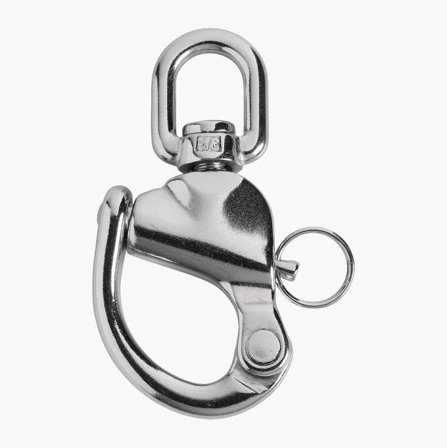 Biltema - Skjøtekrok roterende rustfri 16 x 87 mm