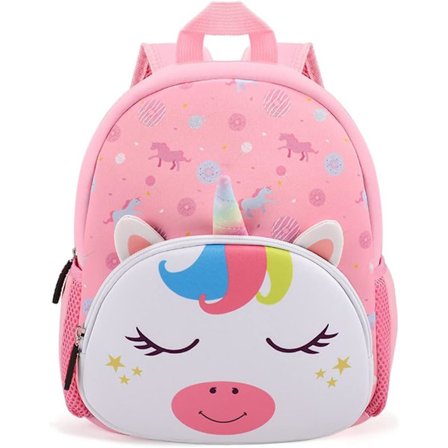Ryggsekk for småbarn, Vanntett førskolesekk, Søt dyretegnet førskolesekk for 2-6 år jenter, gutter.