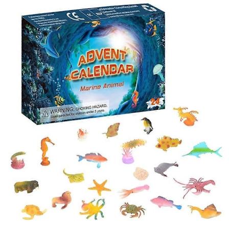 Interaktiv Julkalender Leksak Lycko-Låda Blind Present Toddler Rolig Gåva