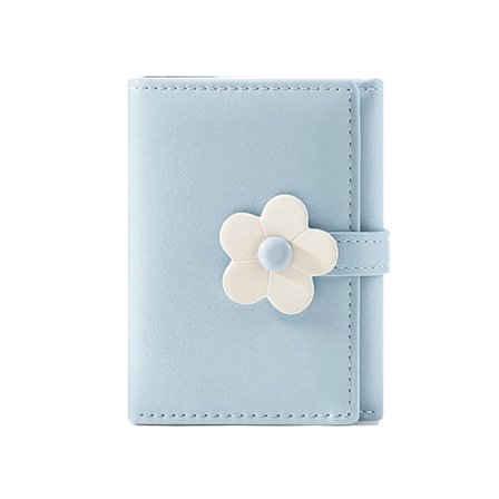 Simpel og sød lille blomster studenterpung, trendy tredobbelt damepung