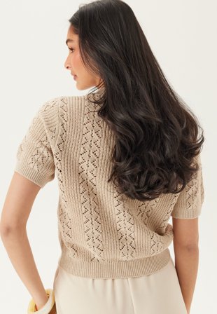 VERO MODA-Vmdaria Ss Poloneck Cardigan-XL