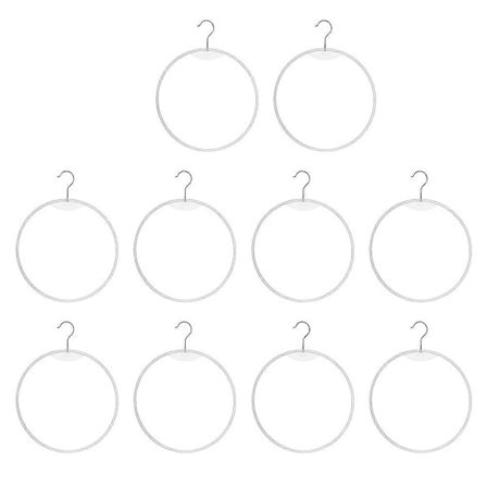 10 st Underkläder Torkställ Kvinnor Trosor Displayställ Cirkelformad Underklädeshängare