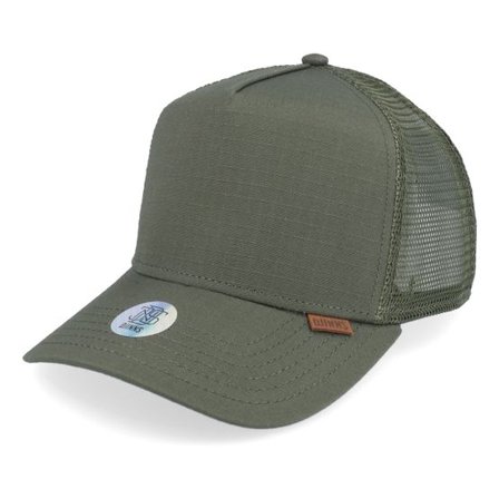 Djinns - Grön trucker Keps - Ribstop Olive Trucker @ Hatstore